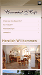 Mobile Screenshot of bauernhof-cafe.com